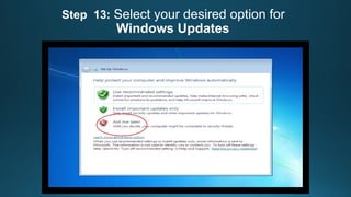Steps in Formatting Windows 7 and reinstalling | PPTX
