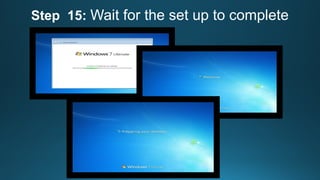 Windows 7 Formatting Methods Steps in Formatting Windows 7 and reinstalling | PPTX