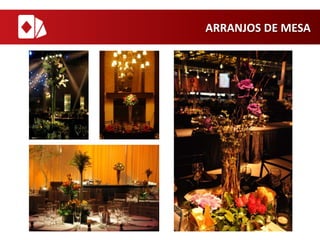 ARRANJOS DE MESA

 