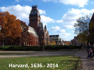 Harvard, 1636 - 2014 
 