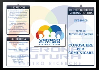 Conoscere per Comunicare - Verona Futura