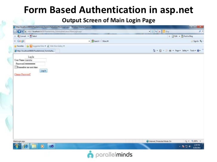 form-based example authentication Formbased in authentication asp.net