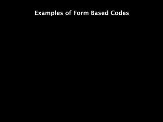 Examples of Form Based Codes
 