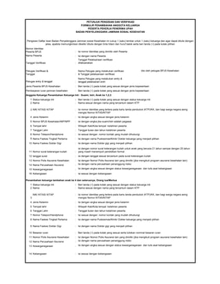 Form bpjs | PDF