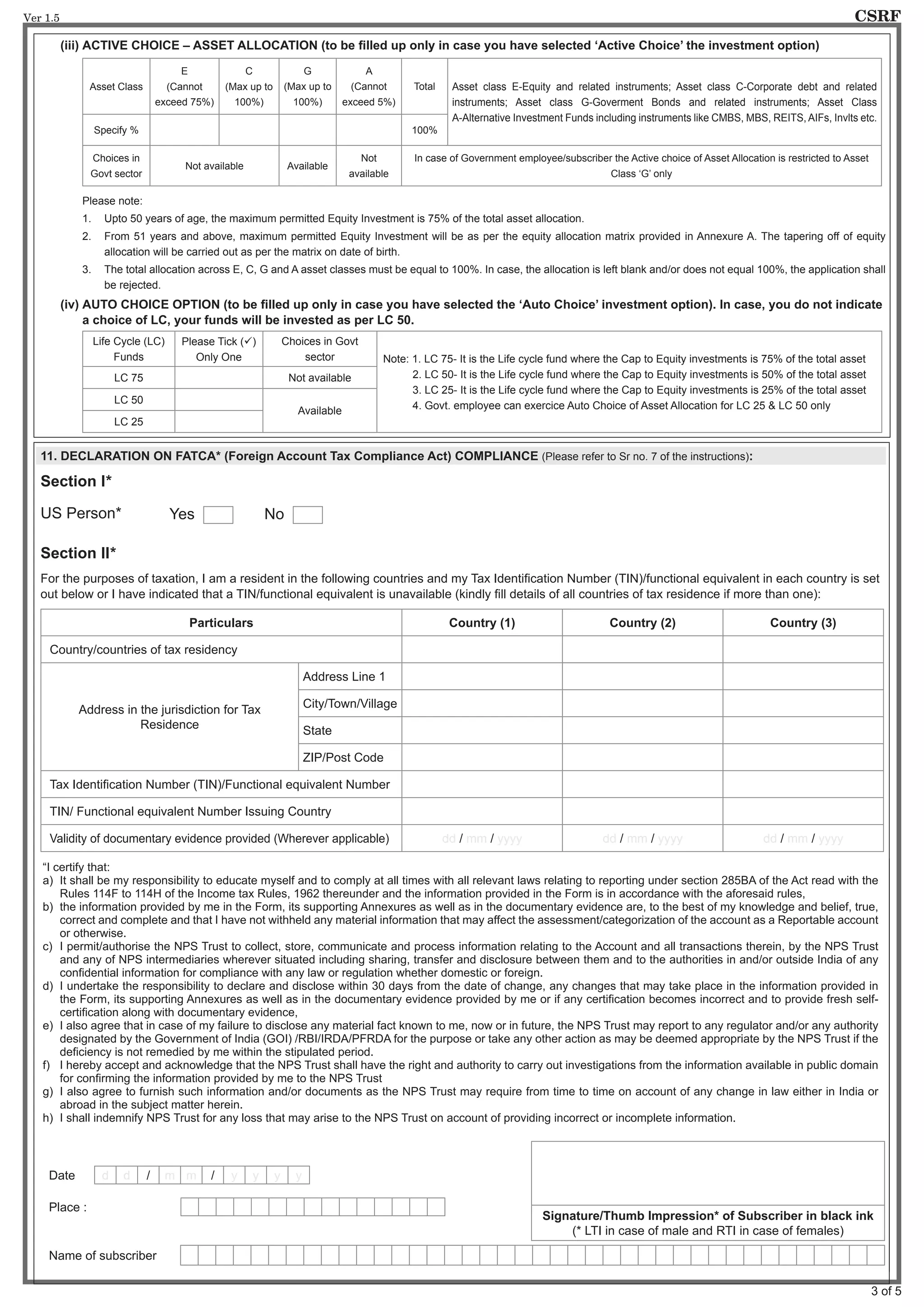 NATIONAL PENSION SYSTEM PDF FORM visual data 5