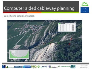 Formec 2015
4-8/Oct/2015
Computer aided cableway planning
 