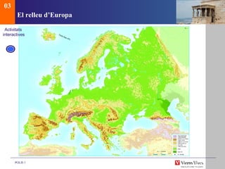 El relleu d’Europa  03 Activitats  interactives 
