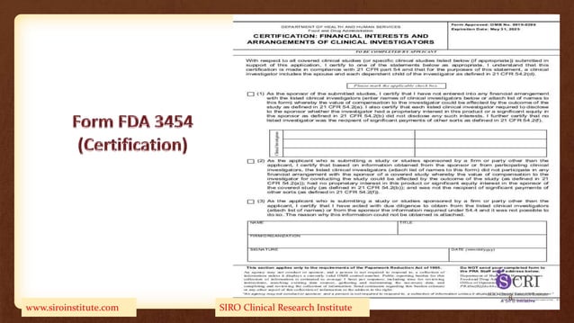 Form_FDA_3454 in Clinical Trials I Clinical Research.pptx