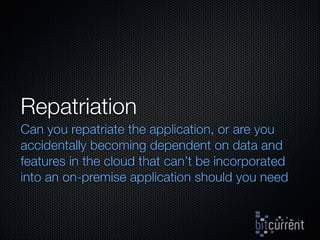 Form Fits Function: Choosing IaaS, Pa