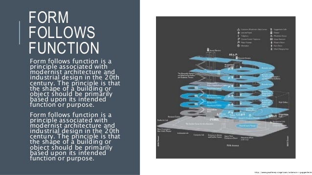 Form follows function