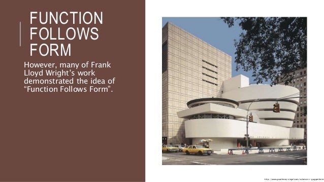 form follows function function follows form