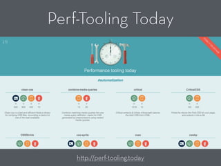 Perf-Tooling Today
h p://perf-tooling.today
 