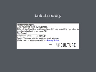 Look who’s talking:
 