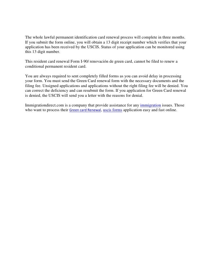form i 90 green card renewal form i 90 form online
