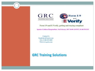 GRC Training Solutions
 