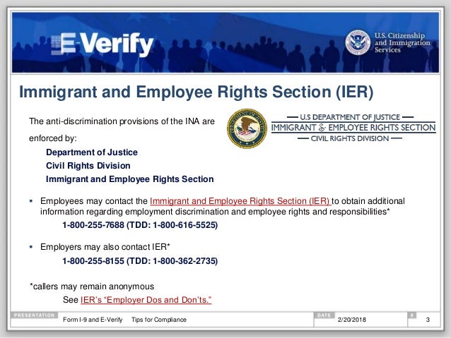 What's new in 2018 with Form i-9 and E-verify