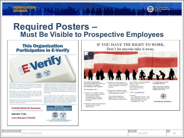 Form i 9 compliance &amp; e-verify webinar