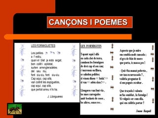 CANÇONS I POEMES 