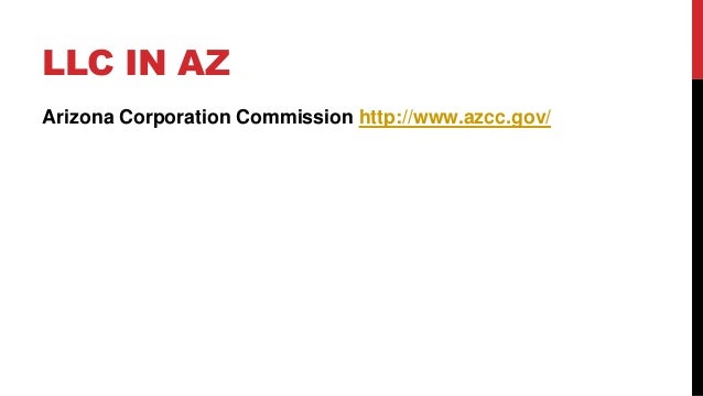 Forming an Arizona LLC