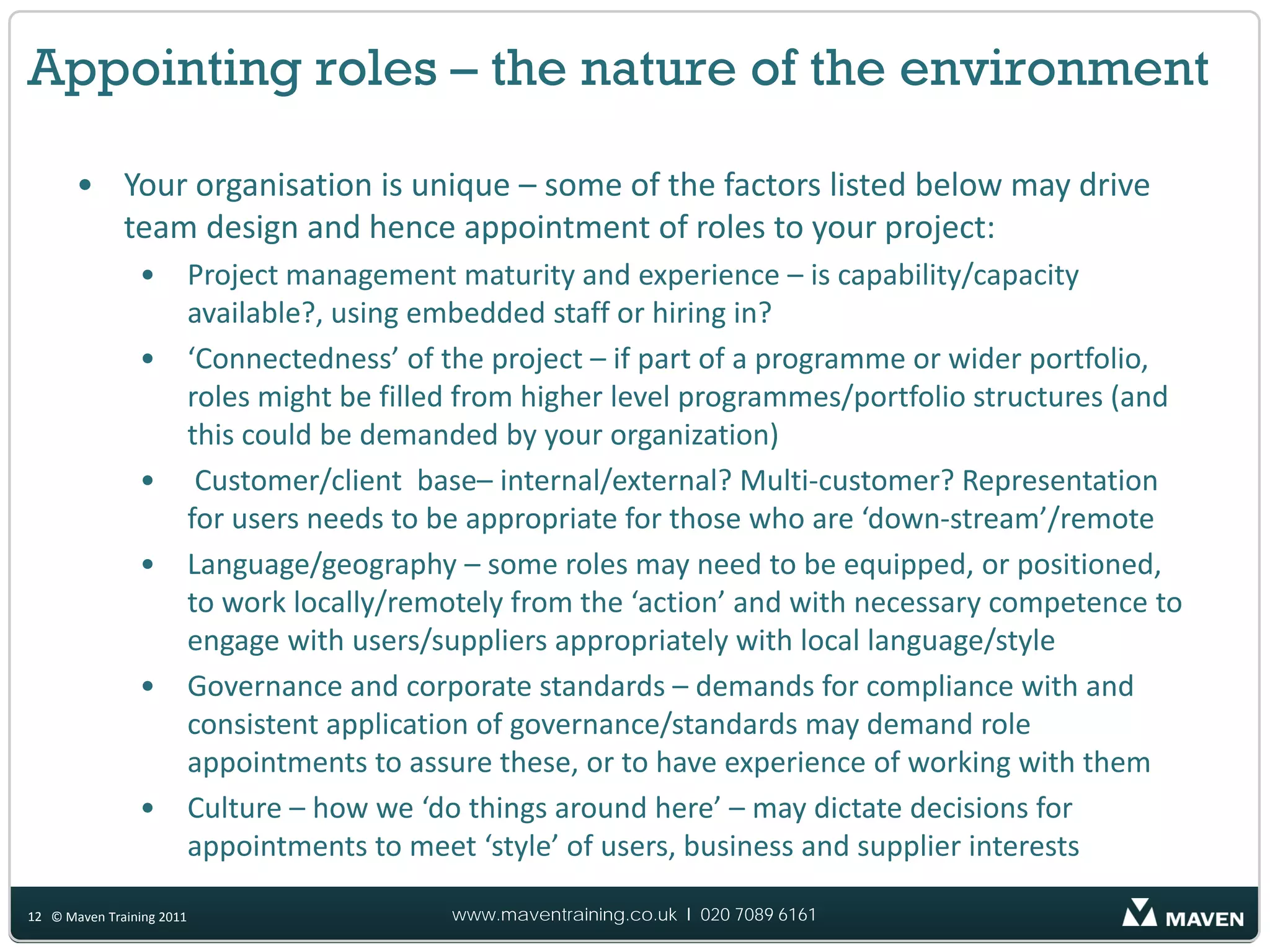 Forming a Project Team | PDF