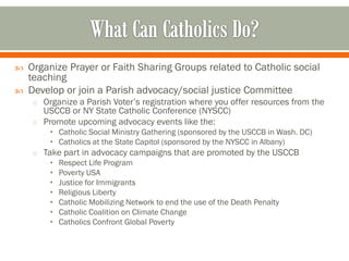 Forming consciences for Faithful Citizenship | PPT