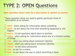 Forming Questions | PPTX