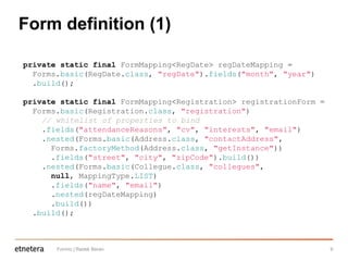 Formio - form definition & binding library for Java platform | PDF