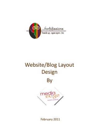 Website/Blog Layout Design By February 2011 