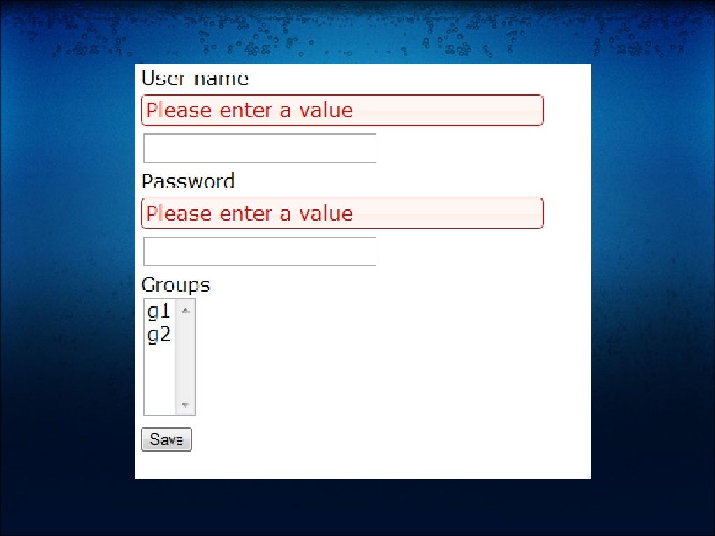 Form libraries