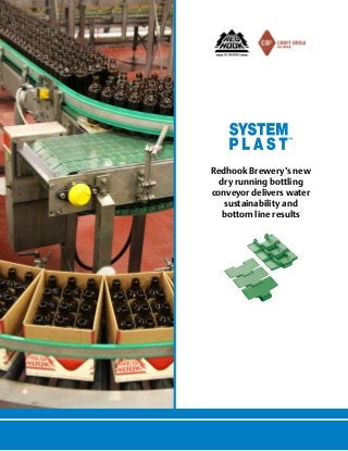 Redhook Brewery’s new
dry running bottling
conveyor delivers water
sustainability and
bottom line results
 