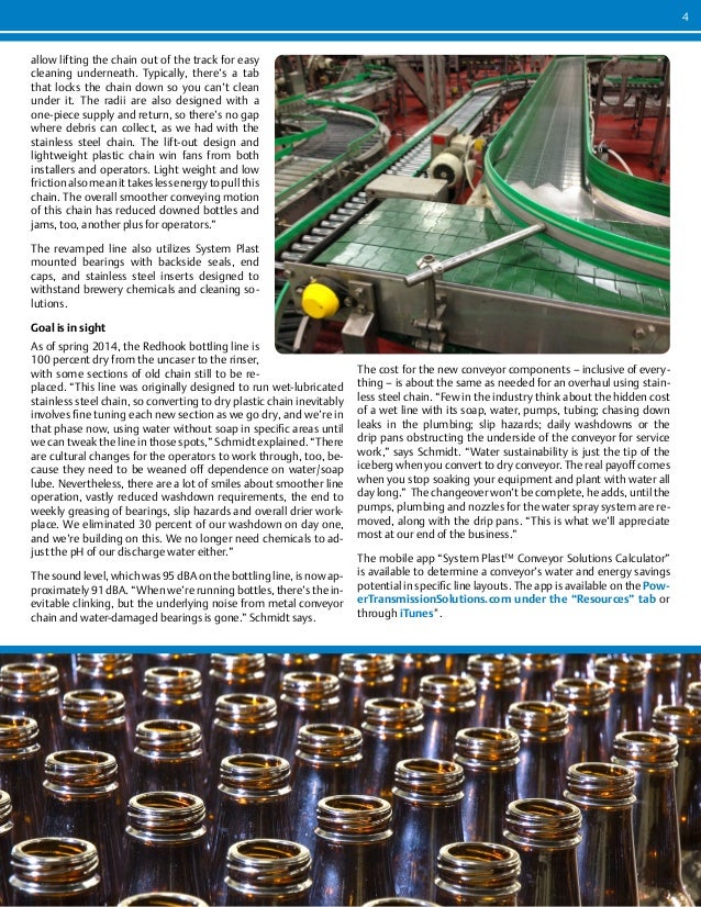 Craft Brew Red Hook Ale System Plast Conveyor White Paper