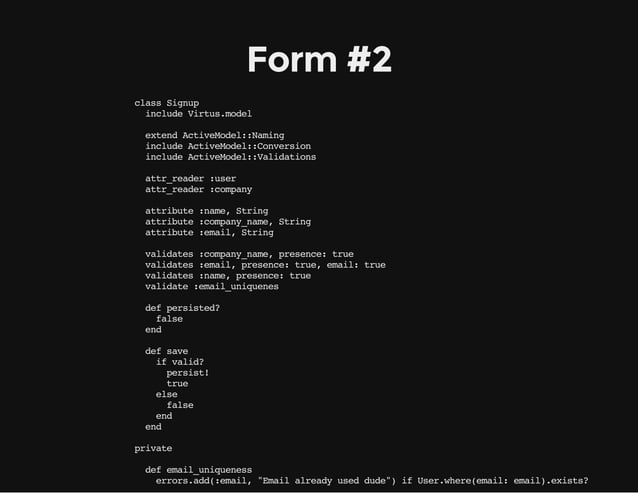 Form objects done right | PDF | Email | Internet