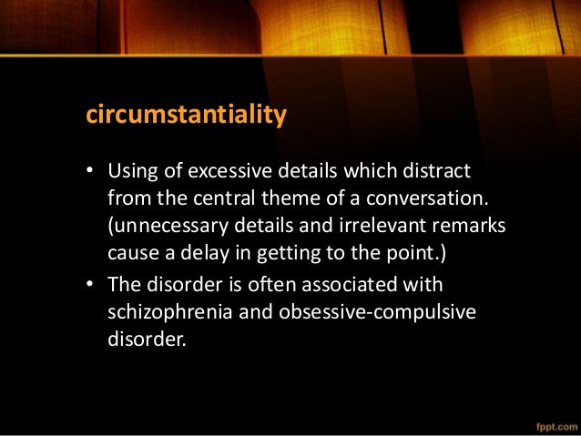 Thought disorder definition