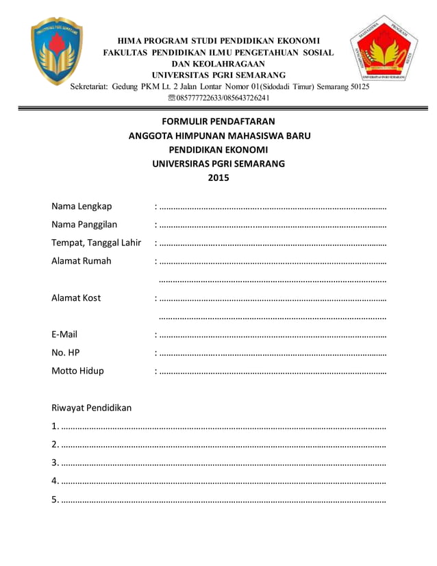 Form oprec | PDF
