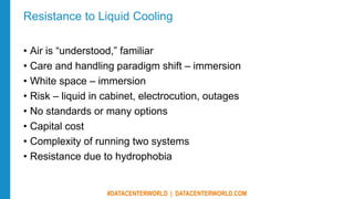 For Most Data Centers, Liquid and Air Cooling Will Not be Mutually ...