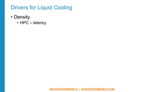 For Most Data Centers, Liquid and Air Cooling Will Not be Mutually ...