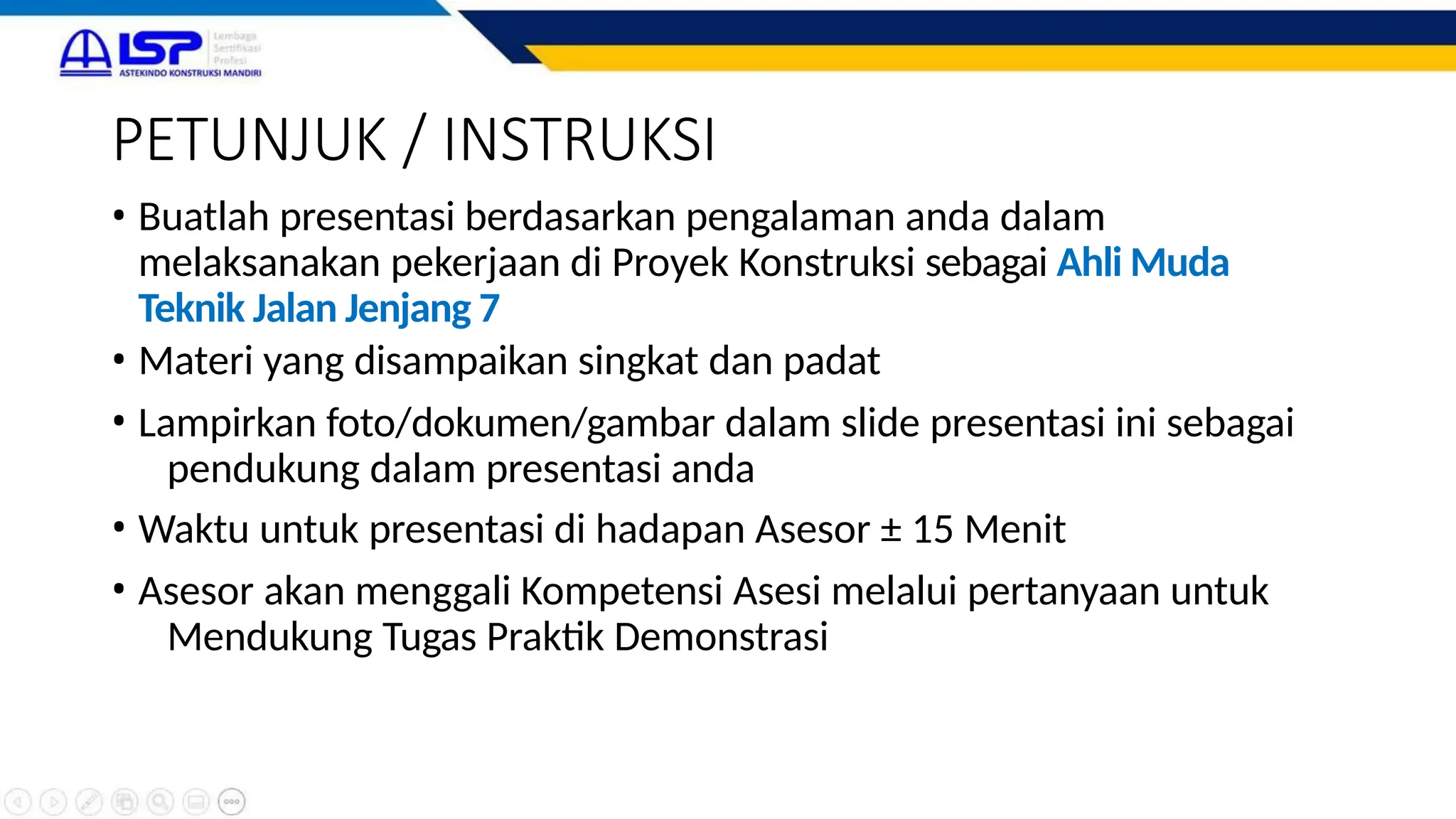Format PPT SKK, contoh ppt buat skk konstruksi | PPTX
