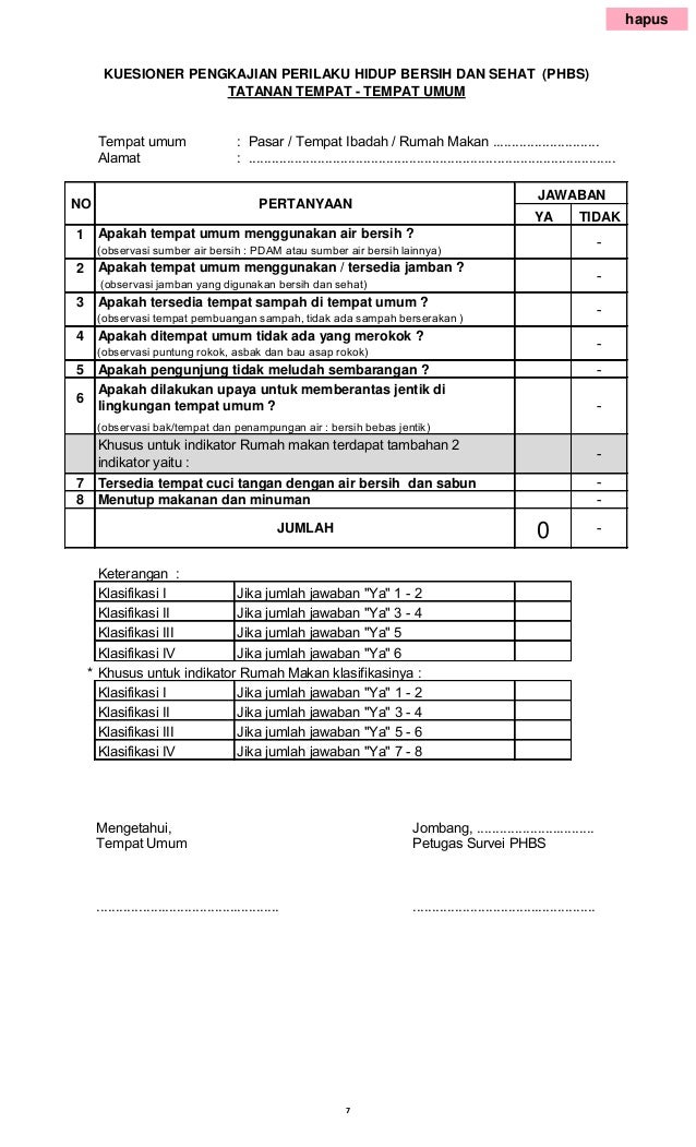 KUMPULAN FORM PROMOSI KESEHATAN PROMKES