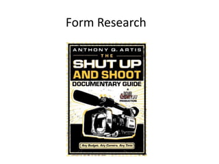 Form Research 