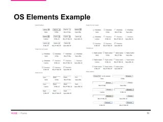 OS Elements Example HUGE   /  Forms 