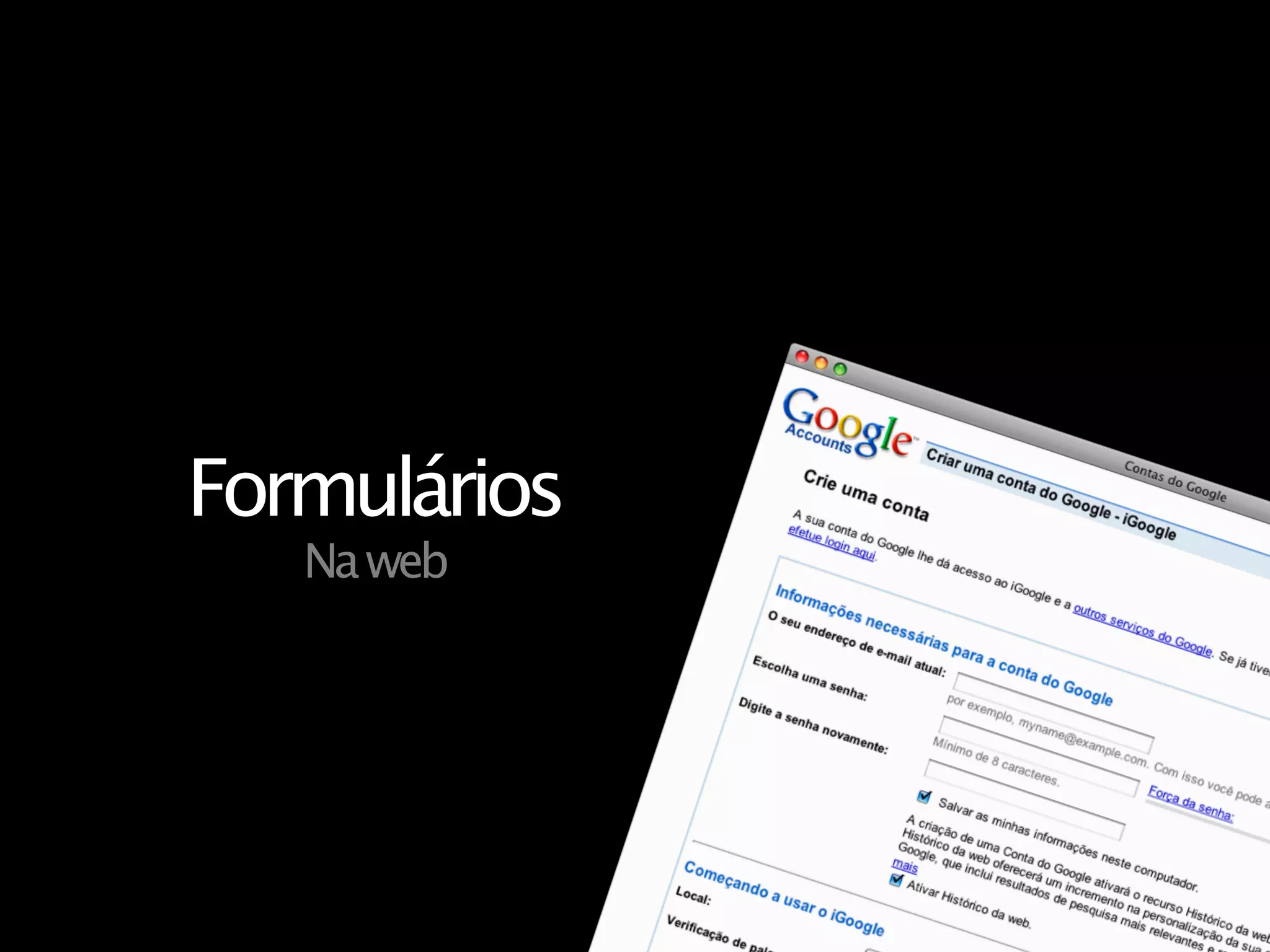 Formulários