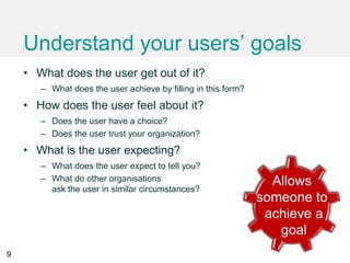 Understanding Form Forms that work: Understanding forms to improve their design by ...
