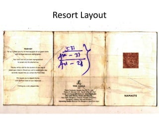 Resort Layout
 