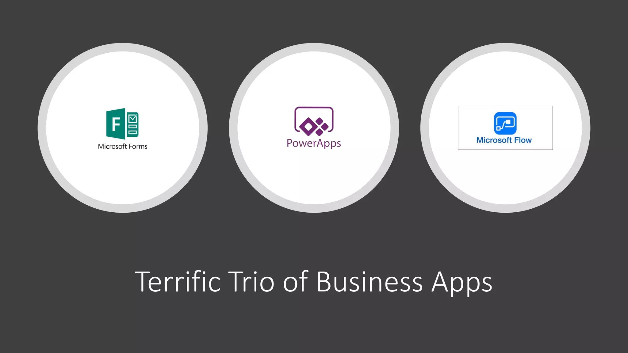 Terrific Trio of Business Apps
 