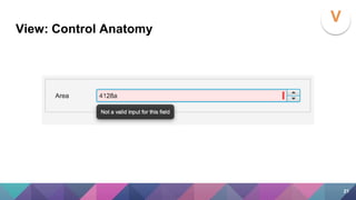 V
View: Control Anatomy
21
 