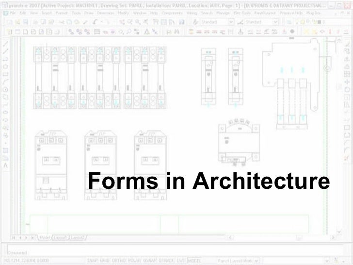 Forms in architecture