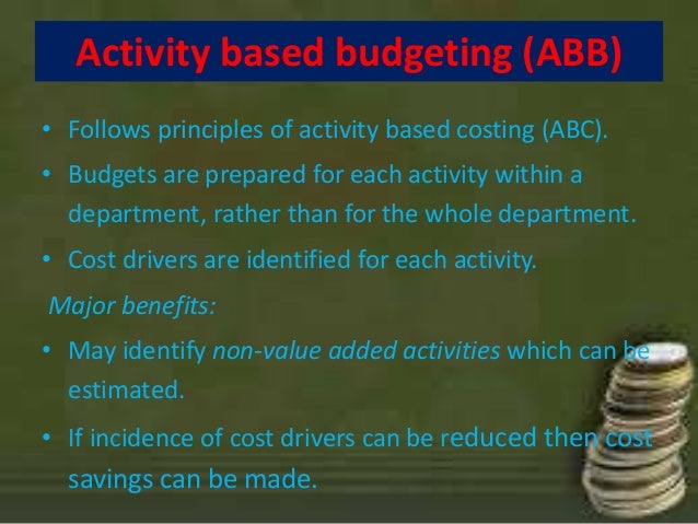 forms of budgeting