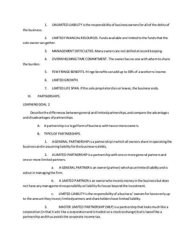 Legal form of business ownership image