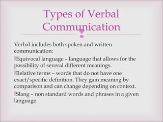 Forms of Communication | PPT