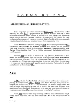 FORMS OF DNA | PDF